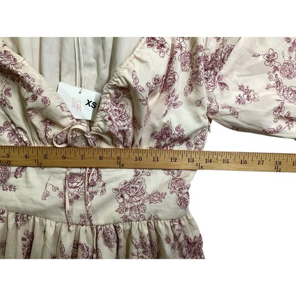 Aureum floral mini dress size XL - Picture 5 of 10